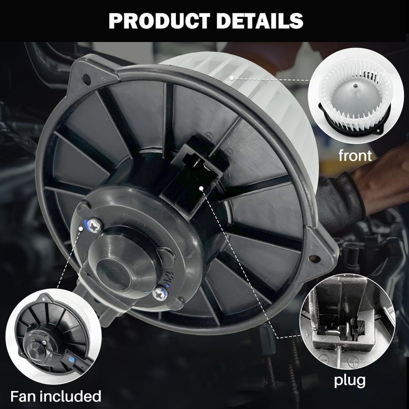 Aspligo 700056 AC Heater Blower Motor Fan Assembly Fit for Toyota Corolla 1998 1999 2000 2001 2002 8710302021 - Image 3